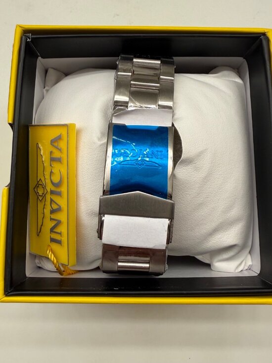 Invicta Specialty Men $219 Invicta Specialty Men\'s Black Yellow Quartz 41mm Steel Watch (69713) NIB